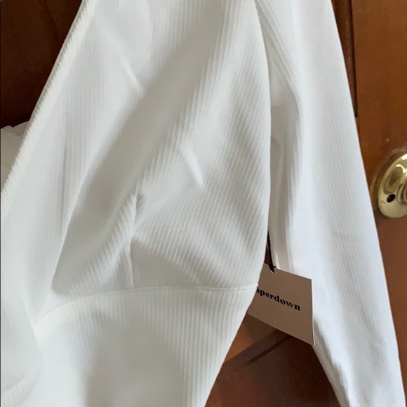 PENNY TIE BACK TOP IN IVORY - Picture 2 of 4